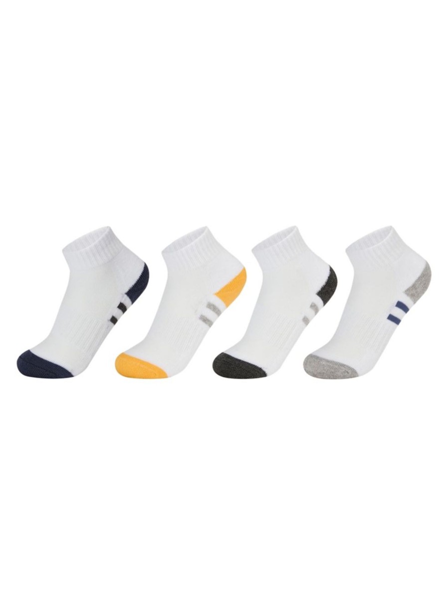 Kids & Baby Anko Underwear & Socks | Kid'S 4-Pair Sports Quarter Crew Socks Pack