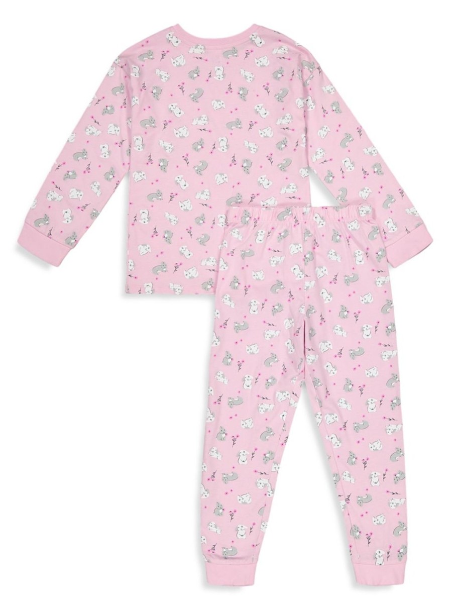 Kids & Baby Anko Toddler Girls | Little Girl'S 2-Piece Cotton-Polyester Pyjama Set