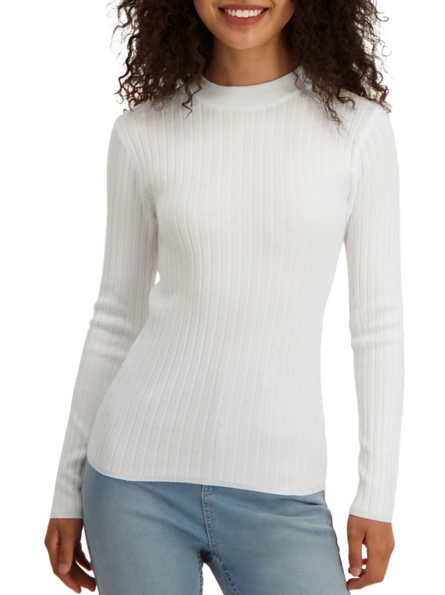 Men & Women Anko Sweaters | Slim-Fit Ribbed-Knit Crewneck Sweater