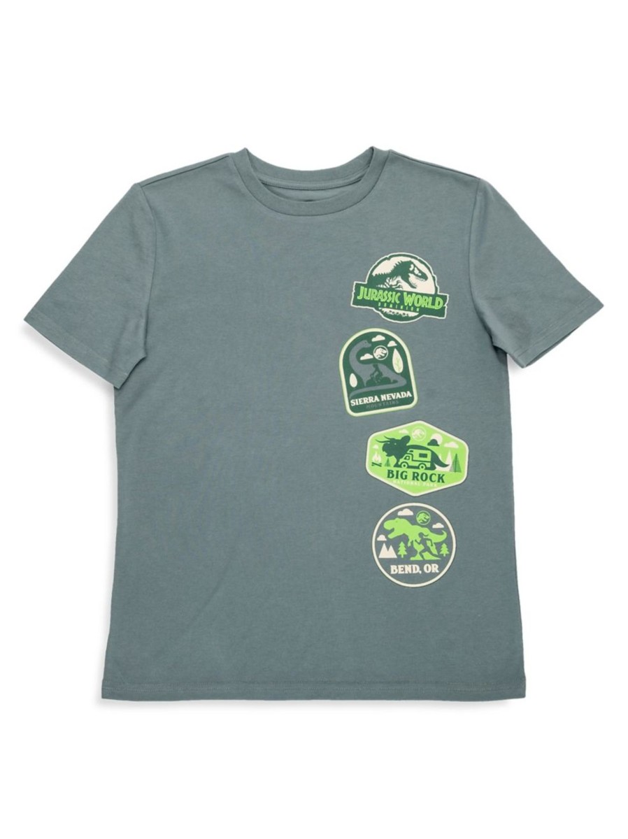 Kids & Baby Jurassic World | Boy'S Merit Patch T-Shirt