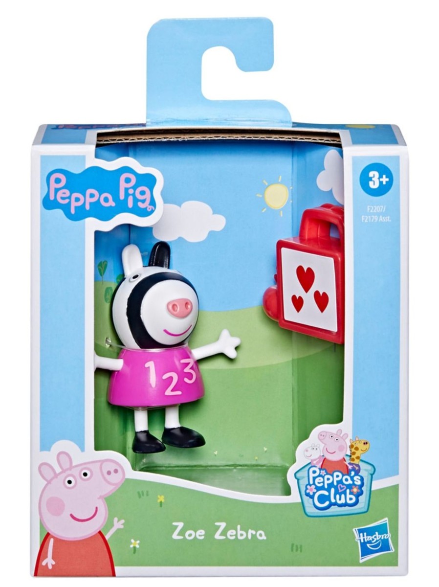 Toys Peppa Pig Action Figures | Peppa'S Fun Friends Zoe Zebra Figure