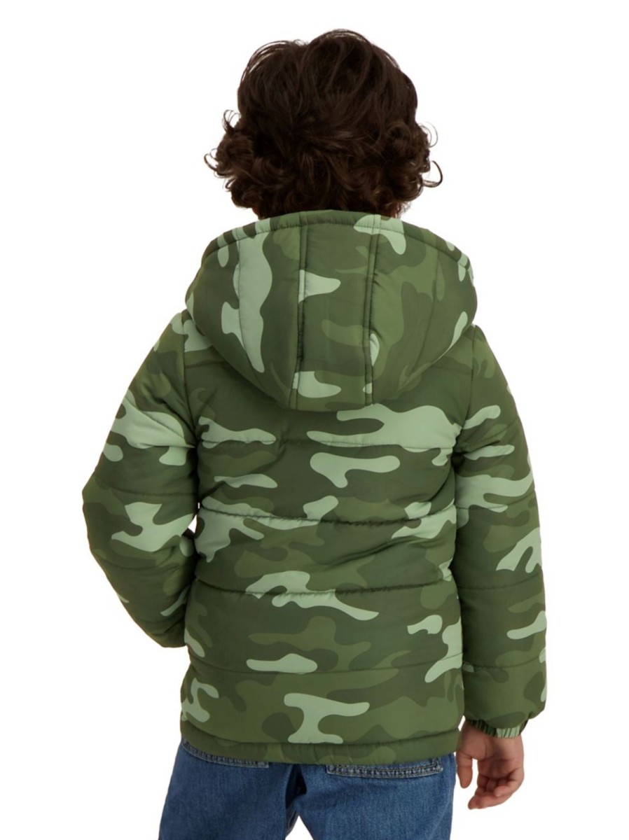 Kids & Baby Anko Toddler Girls | Little Kid'S Dinosaur-Print Puffer Jacket