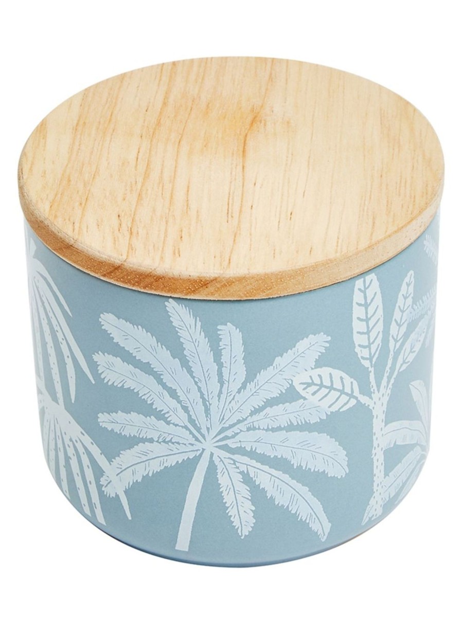 Home Living Anko Utensils & Organization | Small Coastal Palm Canister