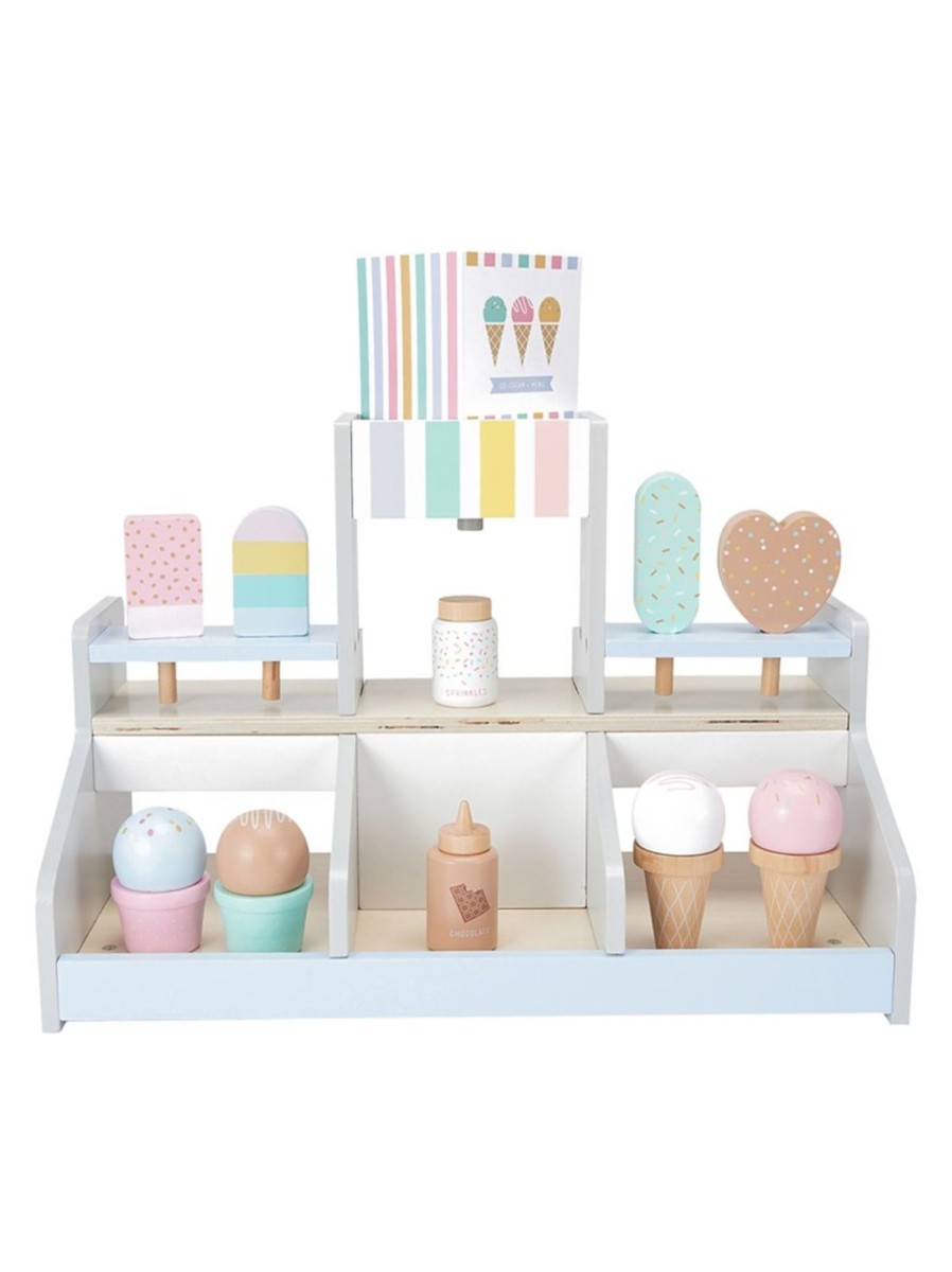 Toys Anko Pretend Play & Dress Up | 18-Piece Wooden Ice-Cream Shop