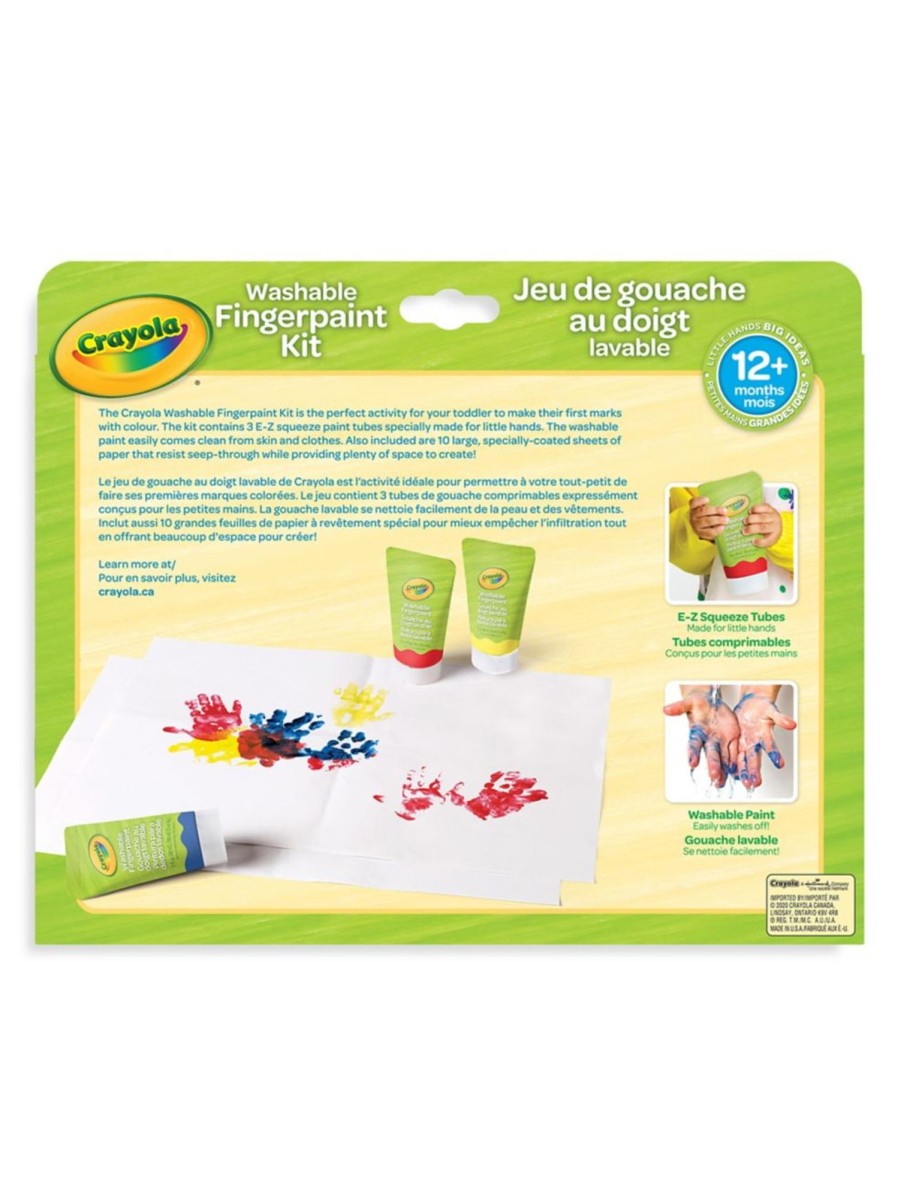 Toys Crayola Arts & Crafts | My First Fingerpaint Kit