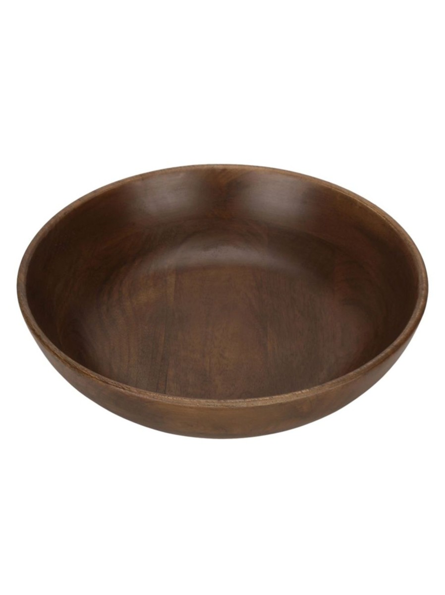 Home Living Anko Dinnerware | Wooden Salad Bowl