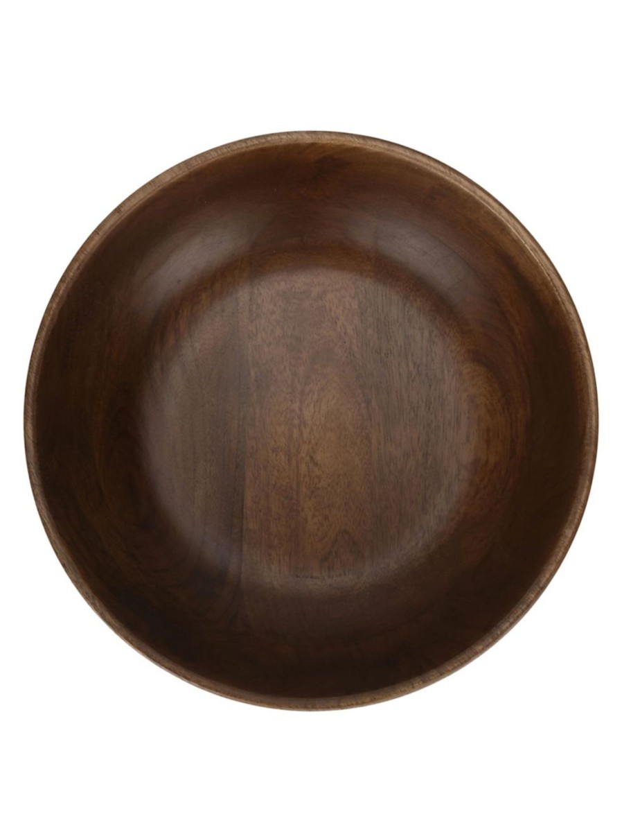 Home Living Anko Dinnerware | Wooden Salad Bowl