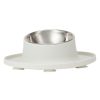 Pets Anko | Stainless Steel And Rubber-Base Angled Pet Bowl