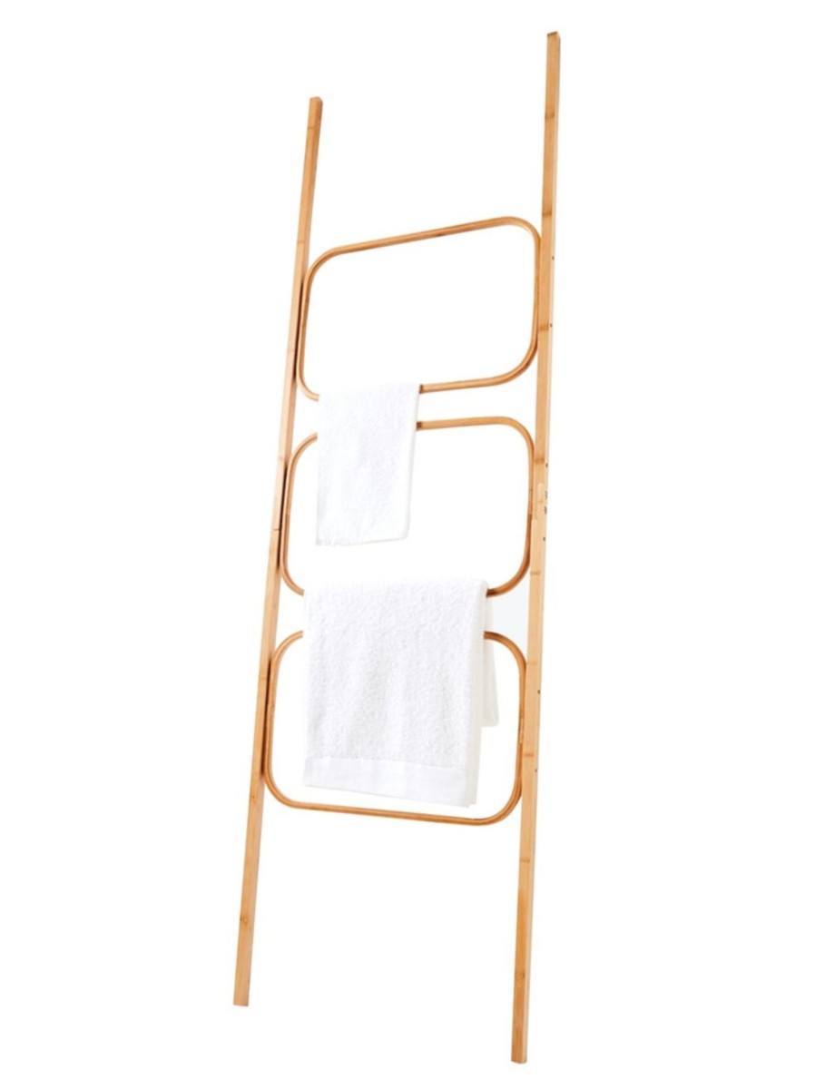 Home Living Anko Bathroom Storage & Accessories | Bamboo Towel Ladder