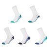 Men & Women Anko Underwear & Socks | Men'S 5-Pair Heavy-Duty Hydro Cool Arch Support Sports Crew Socks