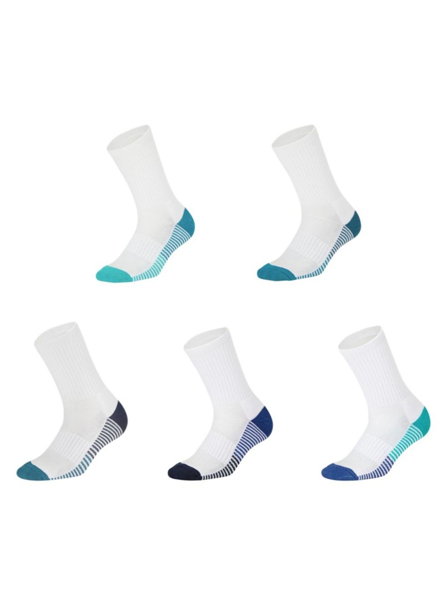 Men & Women Anko Underwear & Socks | Men'S 5-Pair Heavy-Duty Hydro Cool Arch Support Sports Crew Socks