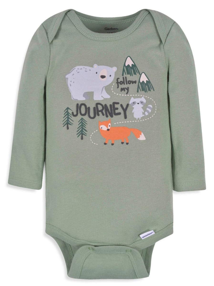 Kids & Baby Gerber | Baby'S 3-Pack Journey Onesies Bodysuits