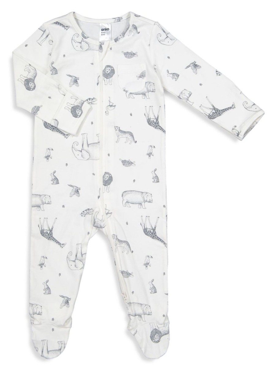 Kids & Baby Anko | Baby'S Organic Cotton Printed Footie