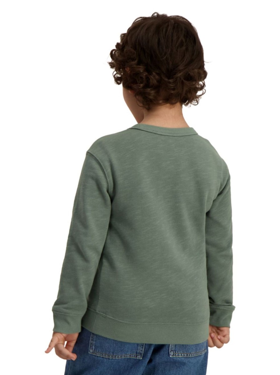 Kids & Baby Anko Toddler Boys | Little Kid'S Tonal-Embroidered Tiger Sweatshirt