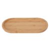 Home Living Anko Bathroom Storage & Accessories | Rounded Bamboo Tray