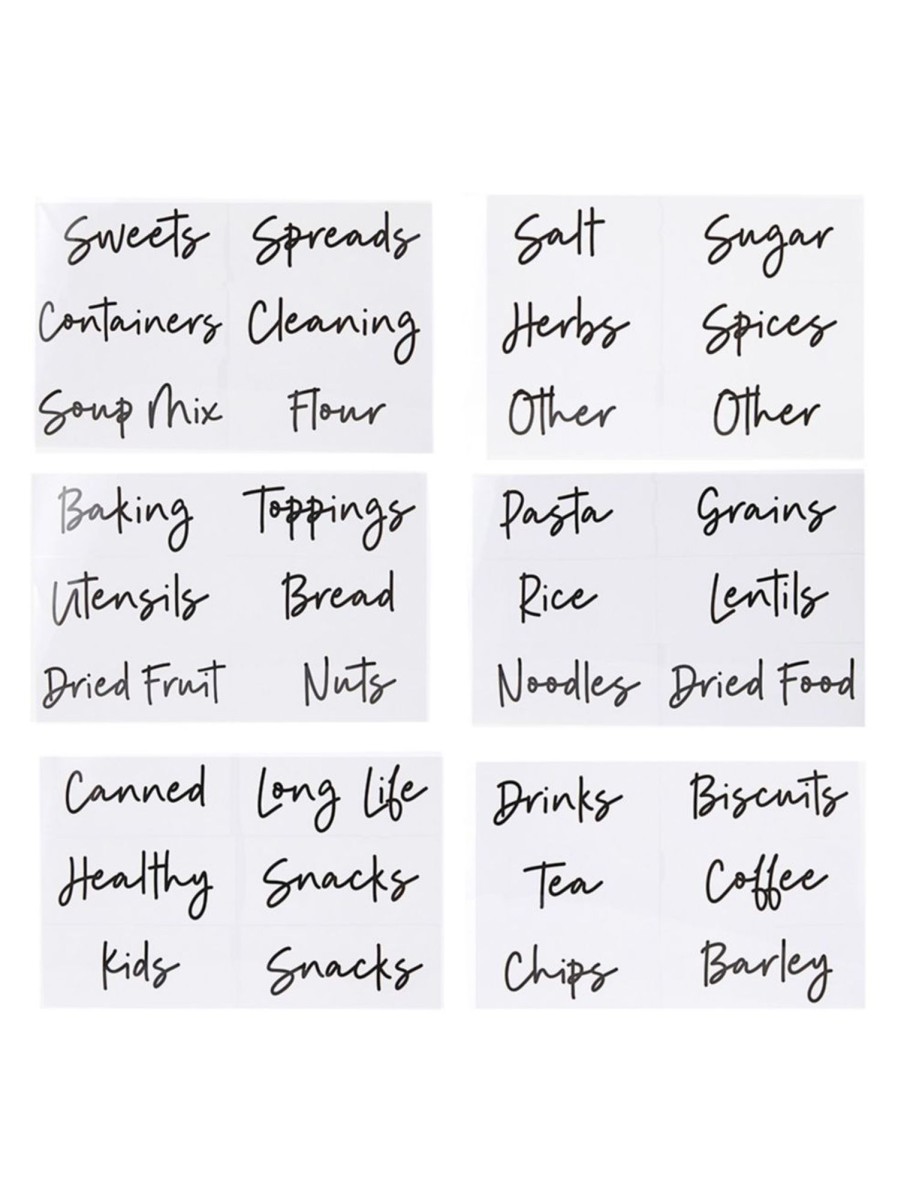 Home Living Anko Utensils & Organization | 36 Extra Large Pantry Labels