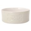 Pets Anko | Ceramic Debossed Dog Bowl - Large