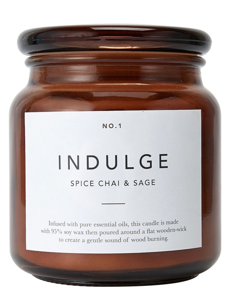 Wellness Anko Candles | Indulge Spice Chai And Sage Soy Wax-Blend Scented Large Candle, 410G