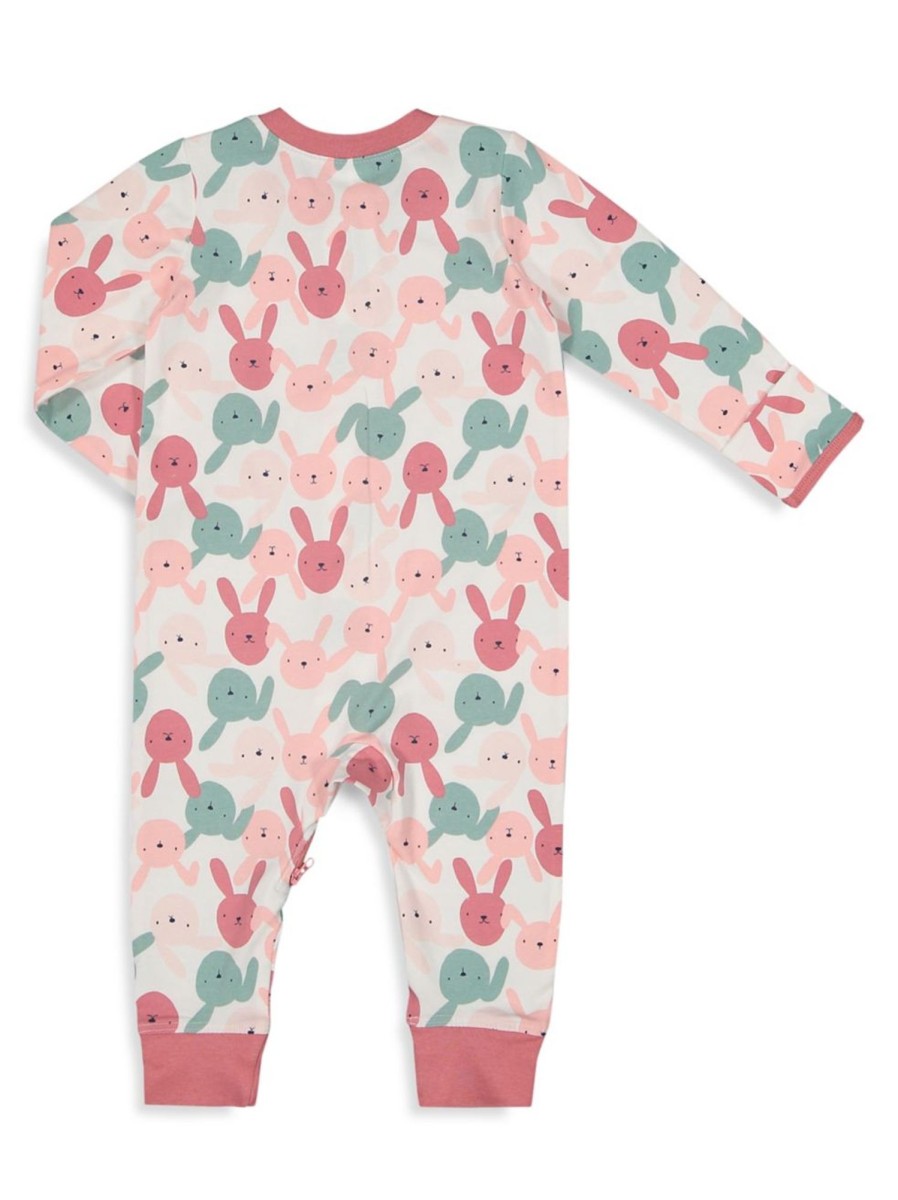 Kids & Baby Anko | Baby Girl'S Organic Cotton Stretch Printed Coveralls