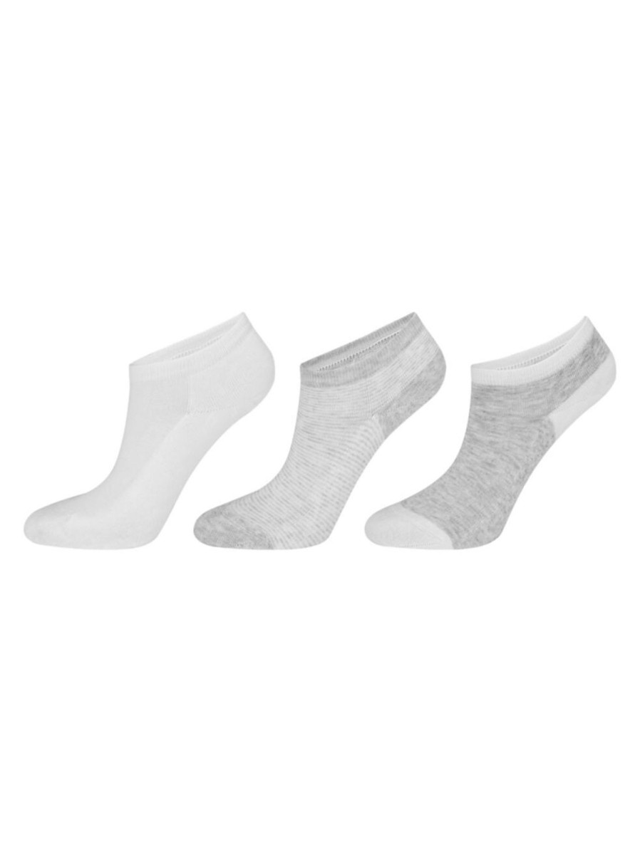 Men & Women Anko Socks | Women'S 3-Pair Cushioned Sneaker Ankle Socks