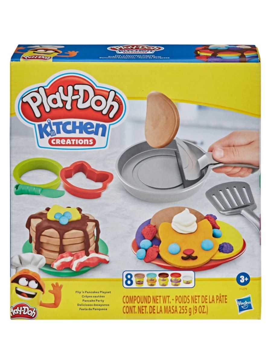 Toys Play-Doh Arts & Crafts | Kitchen Creations Flip 'N Pancakes Playset