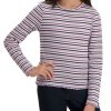 Kids & Baby Anko Girls | Girl'S Striped Rib-Knit Top