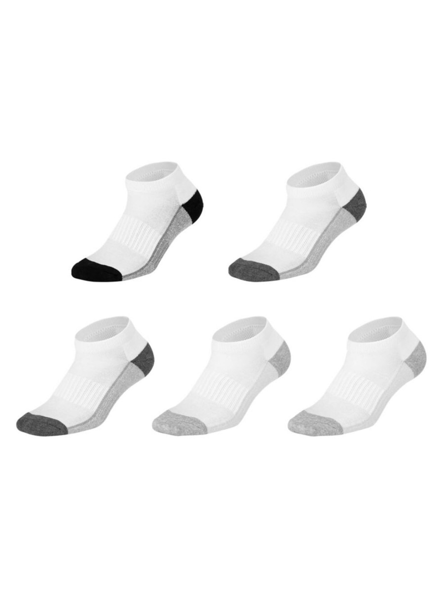 Men & Women Anko Underwear & Socks | Men'S 5-Pair Heavy-Duty Hydro Cool Arch Support Sports Low-Cut Socks