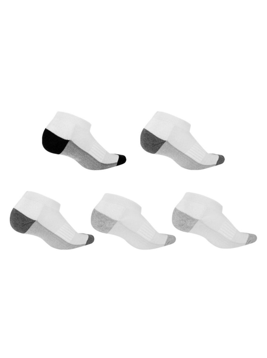 Men & Women Anko Underwear & Socks | Men'S 5-Pair Heavy-Duty Hydro Cool Arch Support Sports Low-Cut Socks