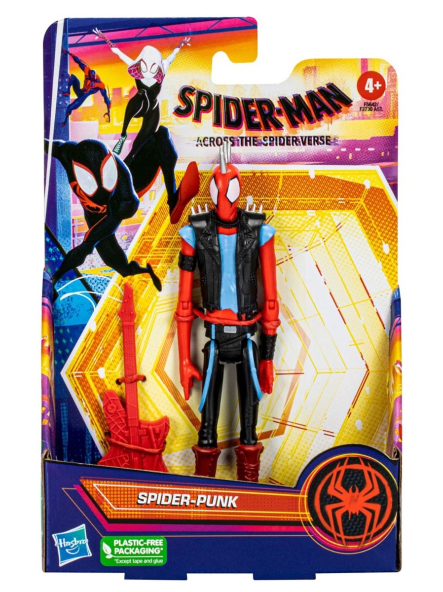 Toys Spider-Man Action Figures | Spider-Man Across The Spider-Verse Spider-Punk 6-Inch-Scale Action Figure With Accessory