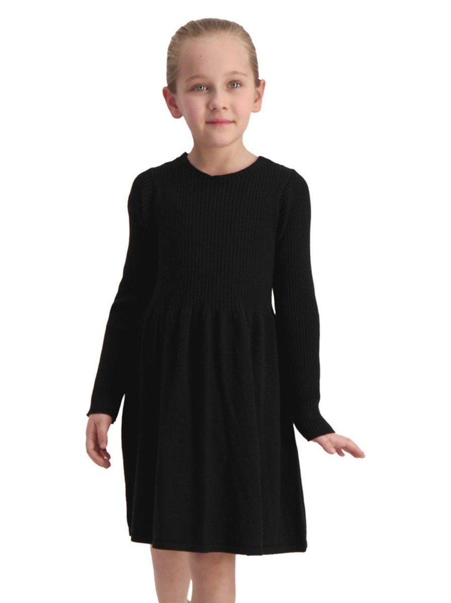 Kids & Baby Anko Toddler Girls | Little Girl'S Fit-And-Flare Knit Dress