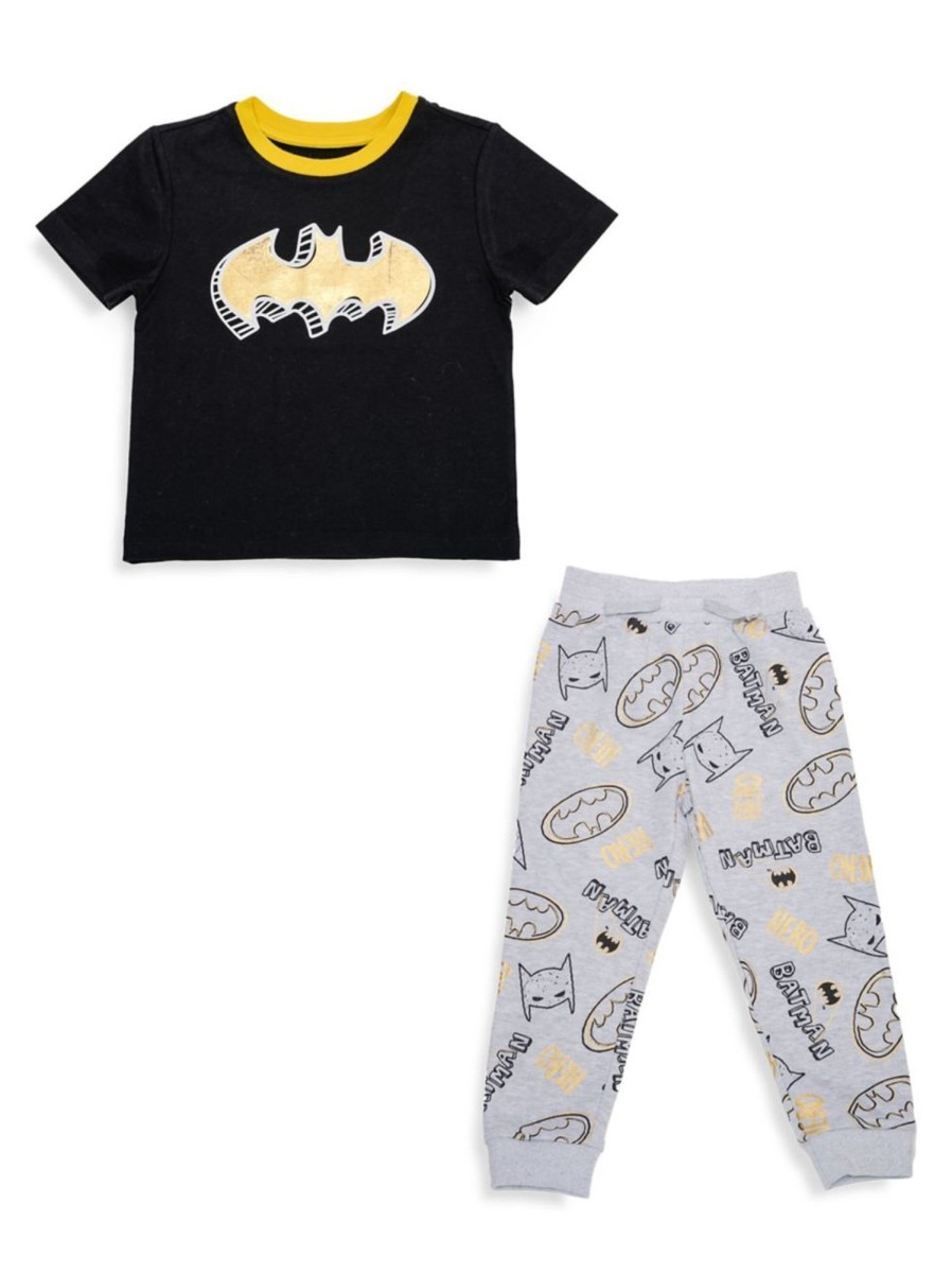 Kids & Baby Batman | Little Boy'S Dc Comics Batman 2-Piece T-Shirt And Joggers Set