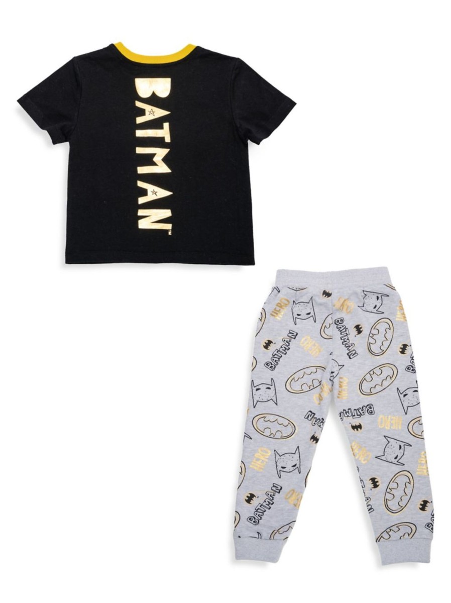 Kids & Baby Batman | Little Boy'S Dc Comics Batman 2-Piece T-Shirt And Joggers Set