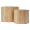 Home Living Anko Living Room Furniture | Set Of 2 Oak-Look Tables