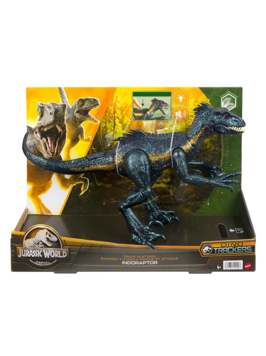 Toys Jurassic World Action Figures | Track 'N Attack Indoraptor Toy