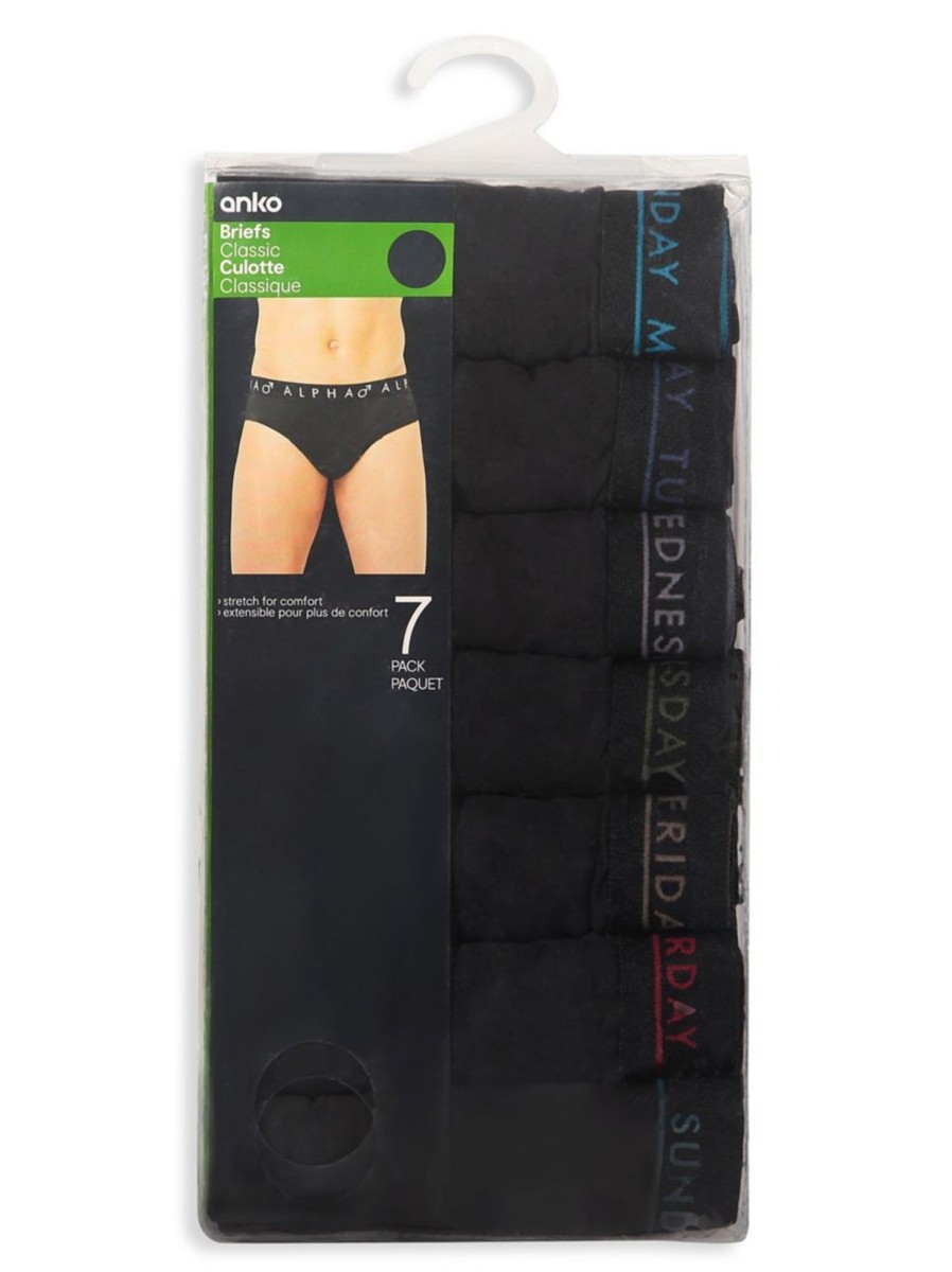 Men & Women Anko Underwear & Socks | 7-Pack Attached Elastic Waistband Briefs