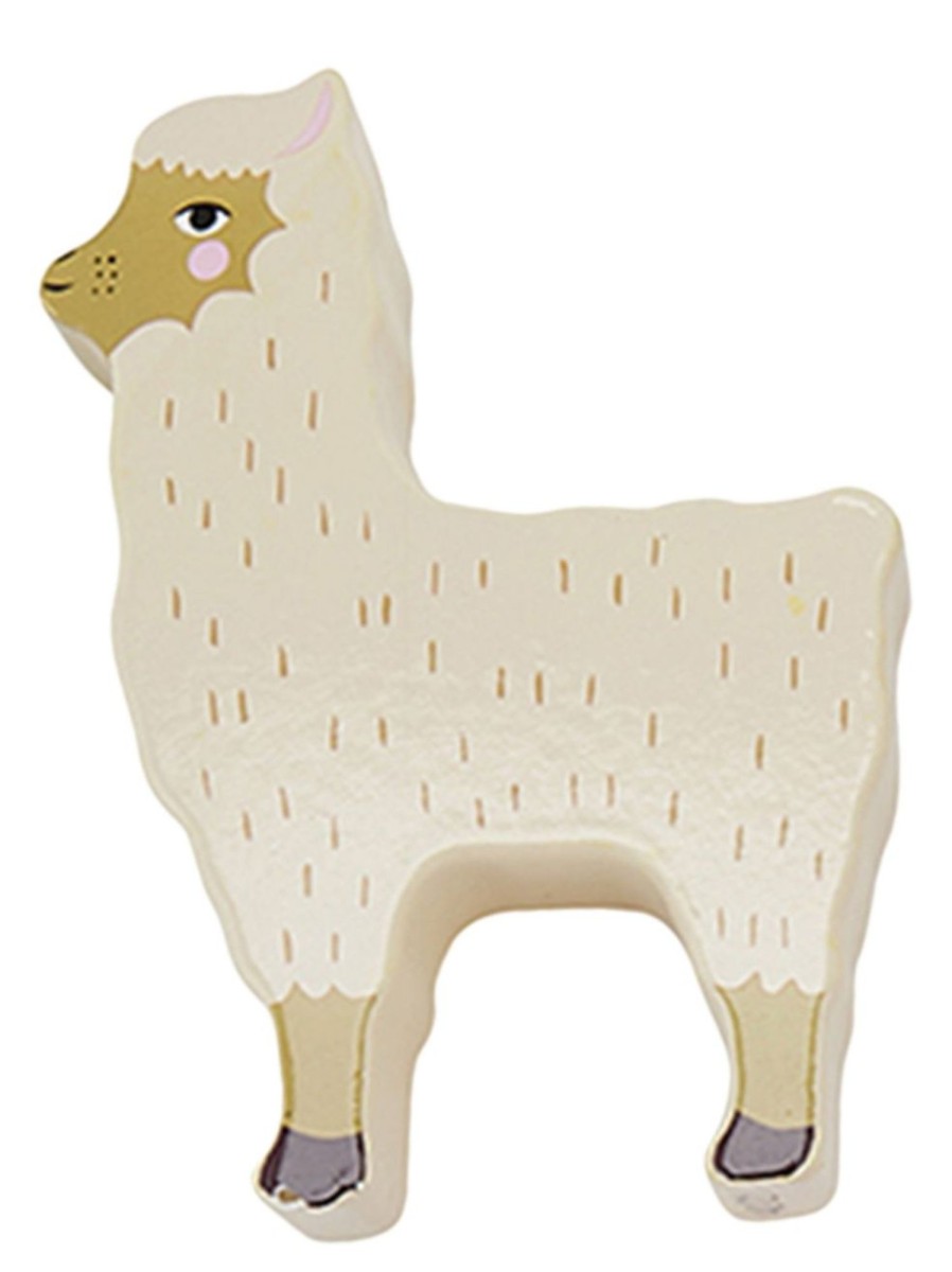 Toys Anko Infant & Toddler | Wooden Llama Farm Animal Toy