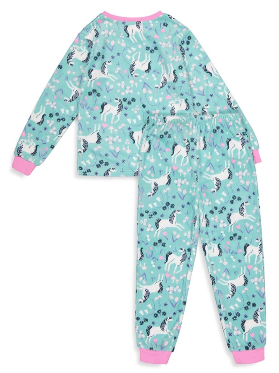 Kids & Baby Anko Toddler Girls | Little Girl'S 2-Piece Super Soft Pyjama Set