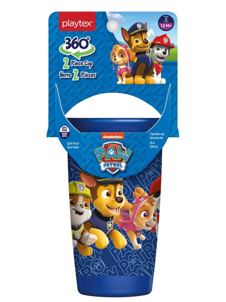 Kids & Baby Playtex Nursing & Feeding | Paw Patrol 10 Oz. Spoutless Cup