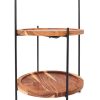 Home Living Anko Serveware | 2-Tier Wood And Metal Serving Stand