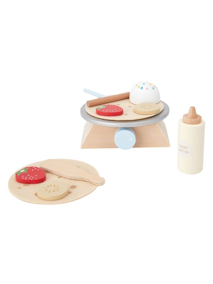 Toys Anko Pretend Play & Dress Up | 11-Piece Wooden Crepe Play Set