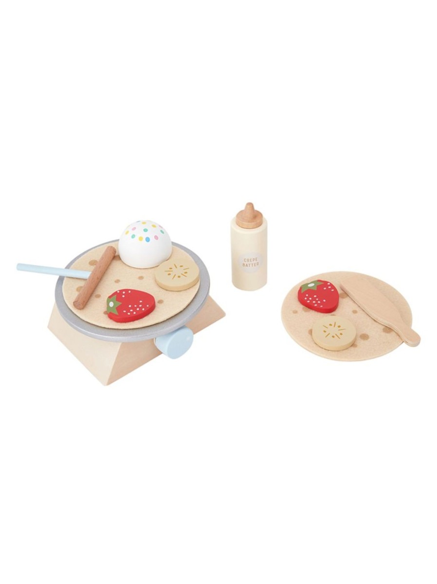 Toys Anko Pretend Play & Dress Up | 11-Piece Wooden Crepe Play Set