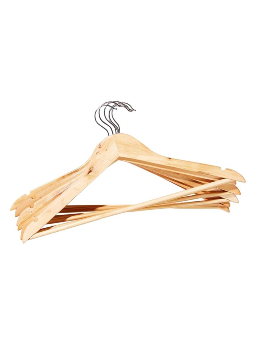 Home Living Anko Closet Storage | 6-Pack Wooden Hangers