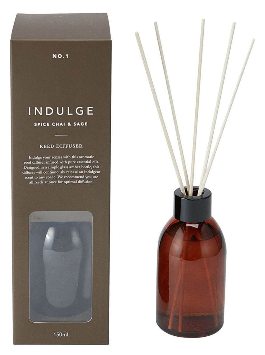 Wellness Anko Diffusers & Essential Oils | Indulge Spice Chai And Sage Reed Diffuser