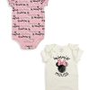 Kids & Baby Minnie Mouse | Baby'S Disney The Minnie Ink 2-Piece Bodysuit Set