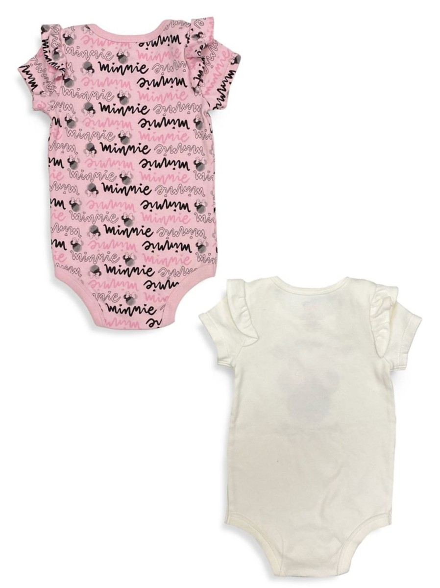 Kids & Baby Minnie Mouse | Baby'S Disney The Minnie Ink 2-Piece Bodysuit Set