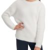 Kids & Baby Anko Girls | Girl'S Cozy Knit Faux Fur Sweater