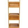 Home Living Anko Bathroom Storage & Accessories | Slatted Bamboo Floor Caddy