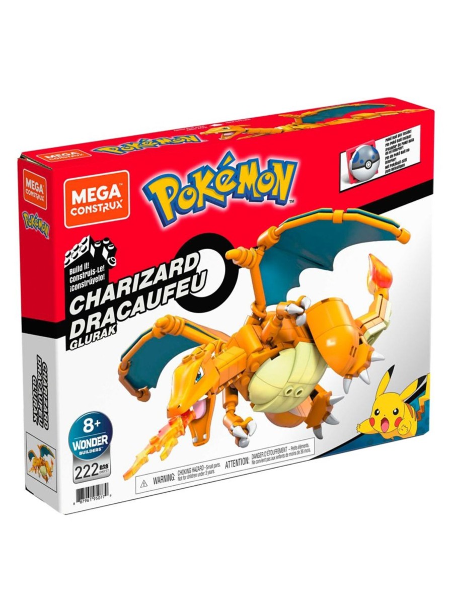 Toys Mega Construx Action Figures | Mega Pokemon Charizard