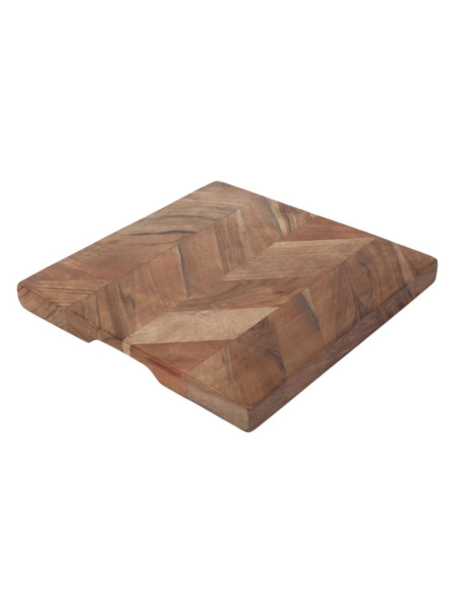 Home Living Anko Utensils & Organization | Small Herringbone Acacia Cutting Board