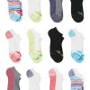 Kids & Baby Hanes Underwear & Socks | Girl'S 12-Pair Ankle-Length Socks